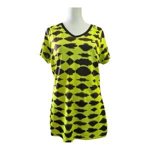 Nike Pro Womens short sleeve active v-neck top, size Running Large